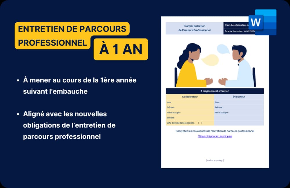 Trame de premier entretien de parcours professionnel