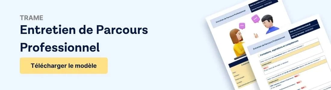 exemple de trame d'entretien professionnel parcours
