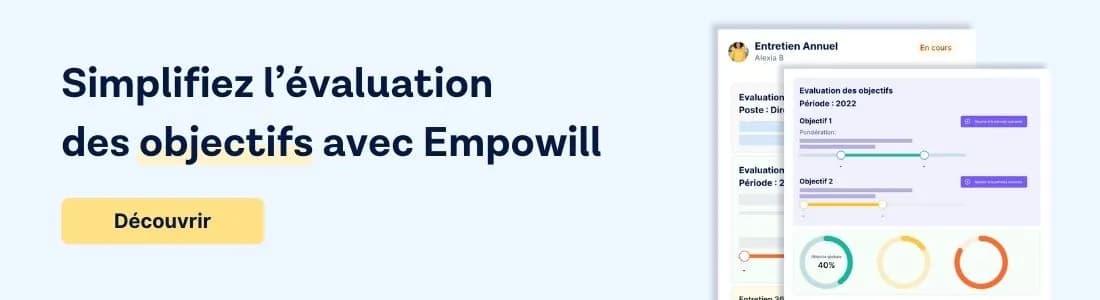 simplifiez l'évaluation des objectifs avec le logiciel Empowill
