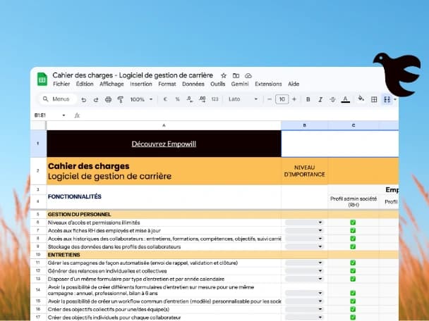 Cahier des charges pour choisir votre logiciel de gestion de carrière