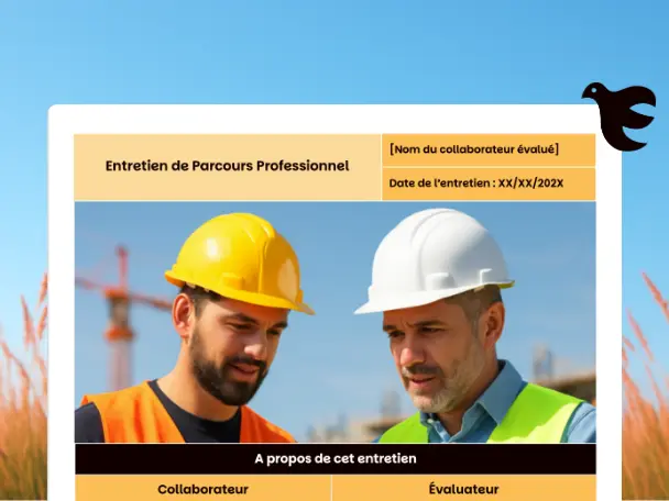 Trame entretien de parcours professionnel epp