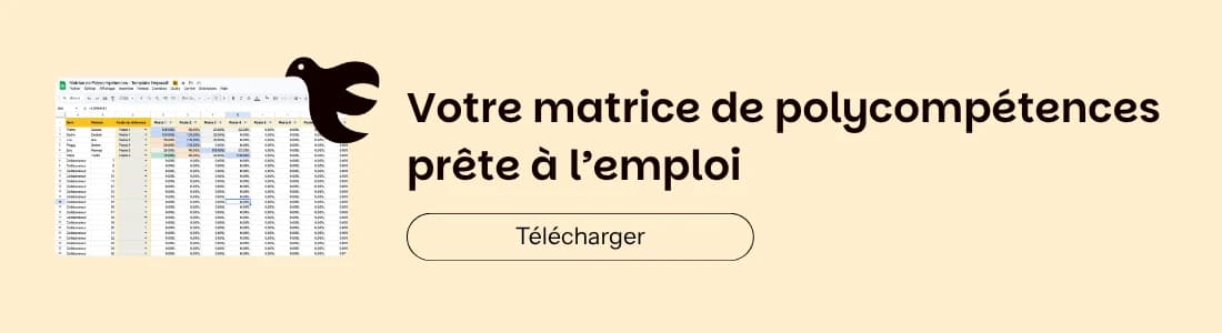 matrice de poly compétences à télécharger