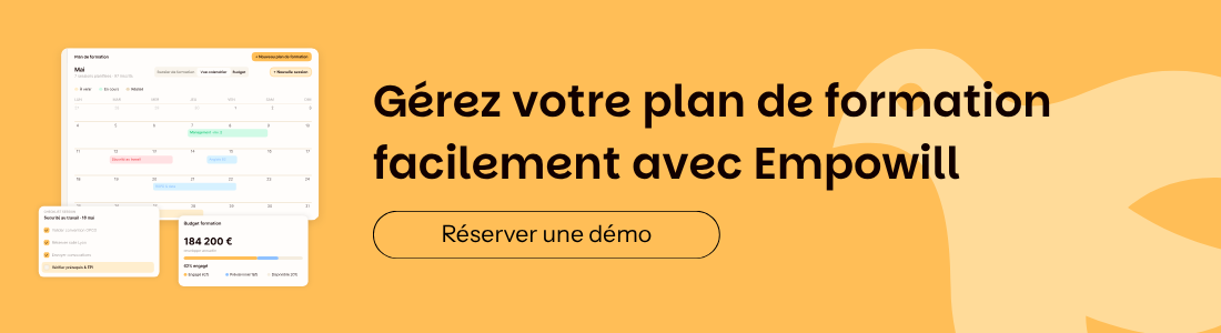 gérer le plan de formation facilement avec Empowill