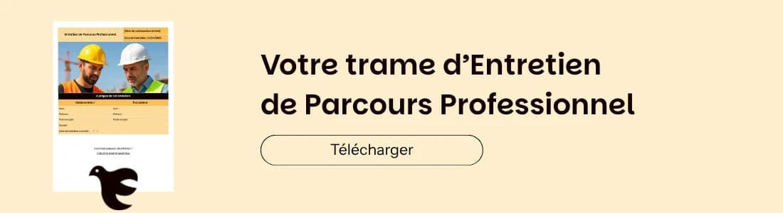 trame entretien de parcours pro