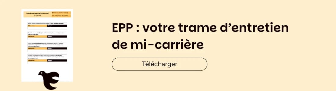 trame d'entretien de mi-carrière