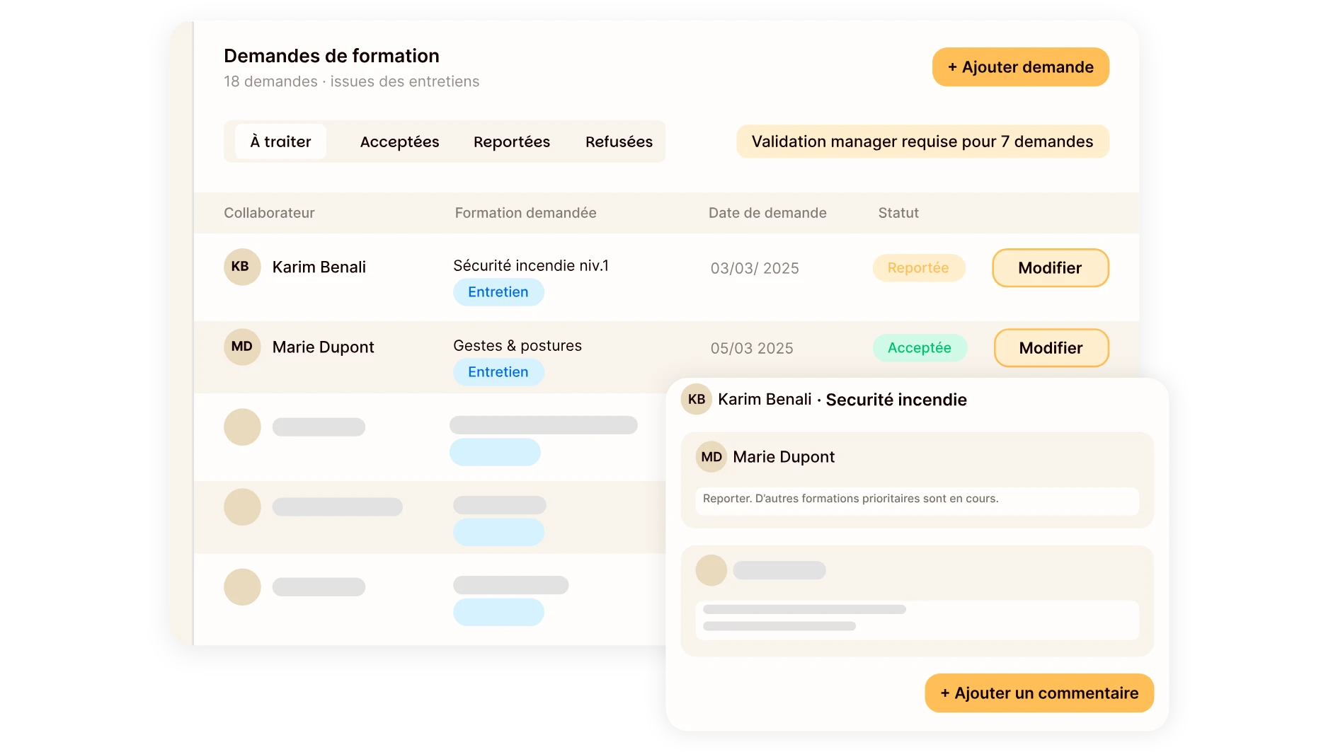 recueil des besoins en formation avec Empowill